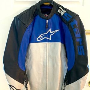 Alpine Stars Stunt 2 Leather Motorcycle Jacket